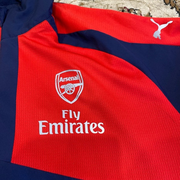 Puma Arsenal Blue and Red Jacket - Picture 3 of 8